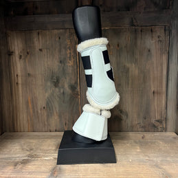 MINT GREEN BRUSHING BOOTS AND OVER REACH