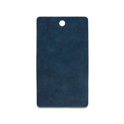 Acid wash blue leather swatch for custom Celeris boots