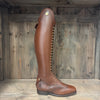 Walnut brown leather swatch for custom Celeris boots