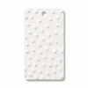 White faux ostrich