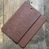 Walnut brown embossed