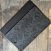 Chocolate brown embossed
