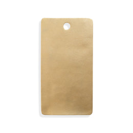 Pale gold gloss leather swatch for custom Celeris boots