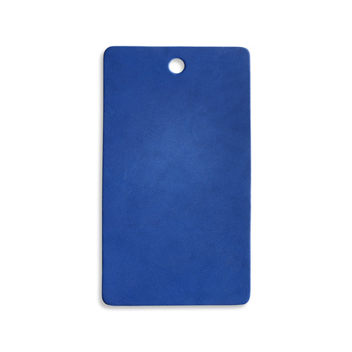 Royal blue leather swatch for custom Celeris boots