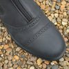 celeris mistral paddock boots black waxy nubuck leather brogue detail ankle riding boots