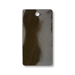 Black gloss with gold glitter leather swatch for custom Celeris boots