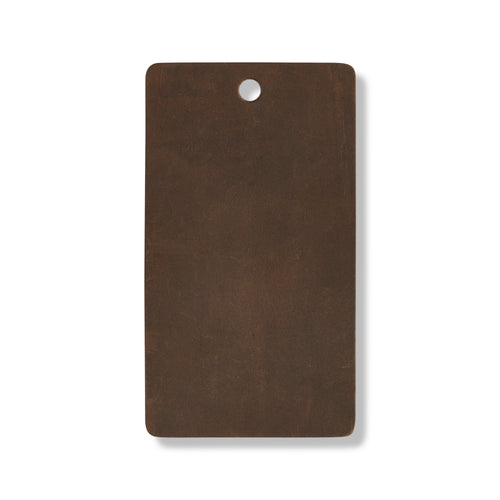 Brown waxy nubuck leather swatch for custom Celeris boots