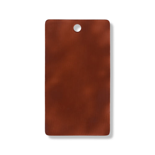 Chestnut hand-polished leather swatch for custom Celeris boots