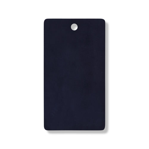 Darkest navy blue leather swatch for custom Celeris boots