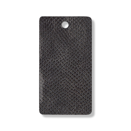 Midnight faux cobra leather swatch for custom Celeris boots