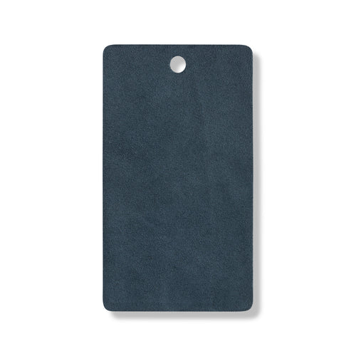Petrol blue suede leather swatch for custom Celeris boots