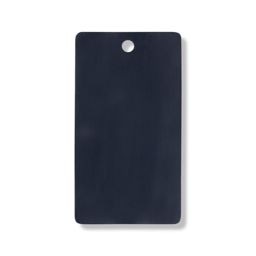 Polished navy leather swatch for custom Celeris boots