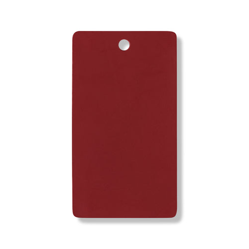 Red leather swatch for custom Celeris boots