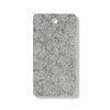 Silver Scales leather swatch for custom Celeris boots