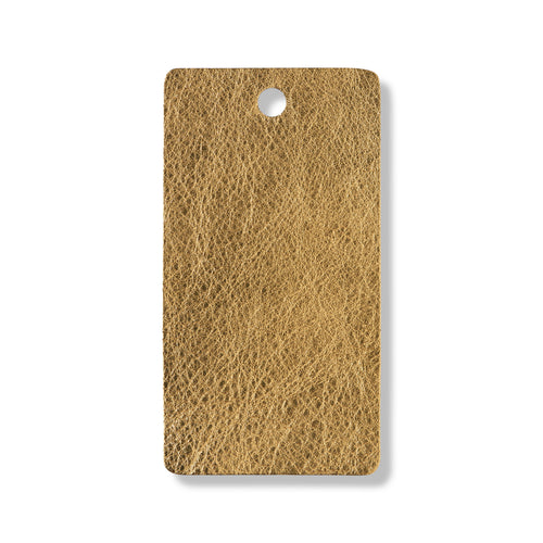 Textured Gold leather swatch for custom Celeris boots