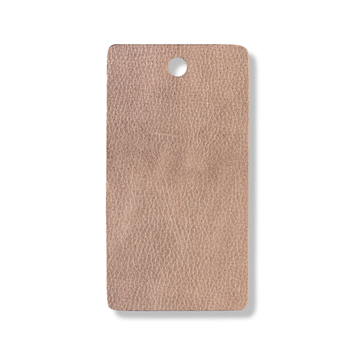 Textured Rose gold leather swatch for custom Celeris boots