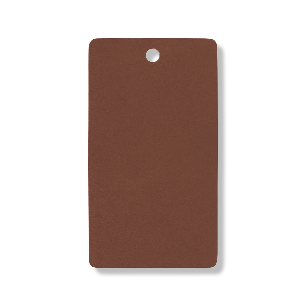 Walnut brown leather swatch for custom Celeris boots