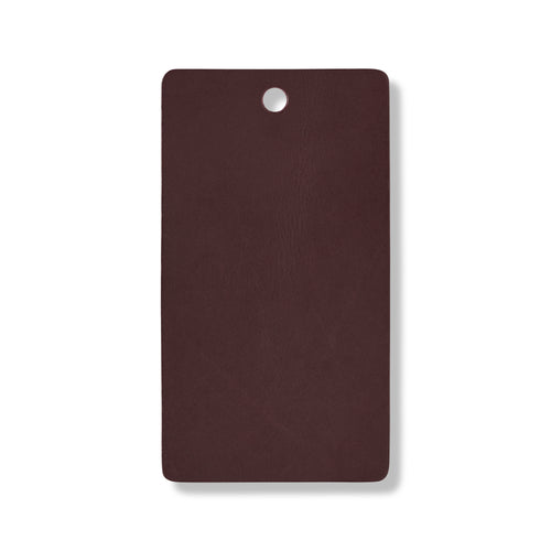 Wine leather swatch for custom Celeris boots